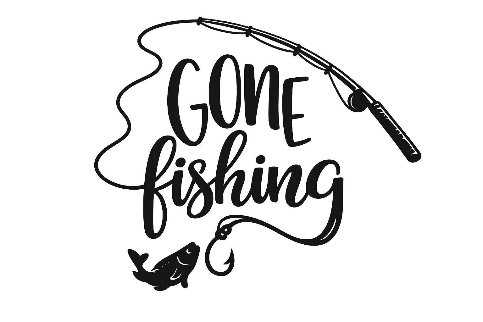 Gone Fishing graphic